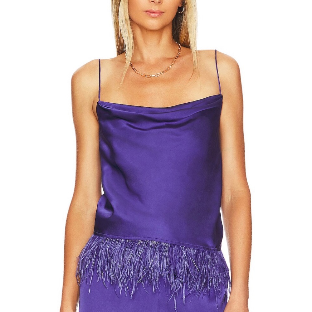 The Alix Top in Dark Purple